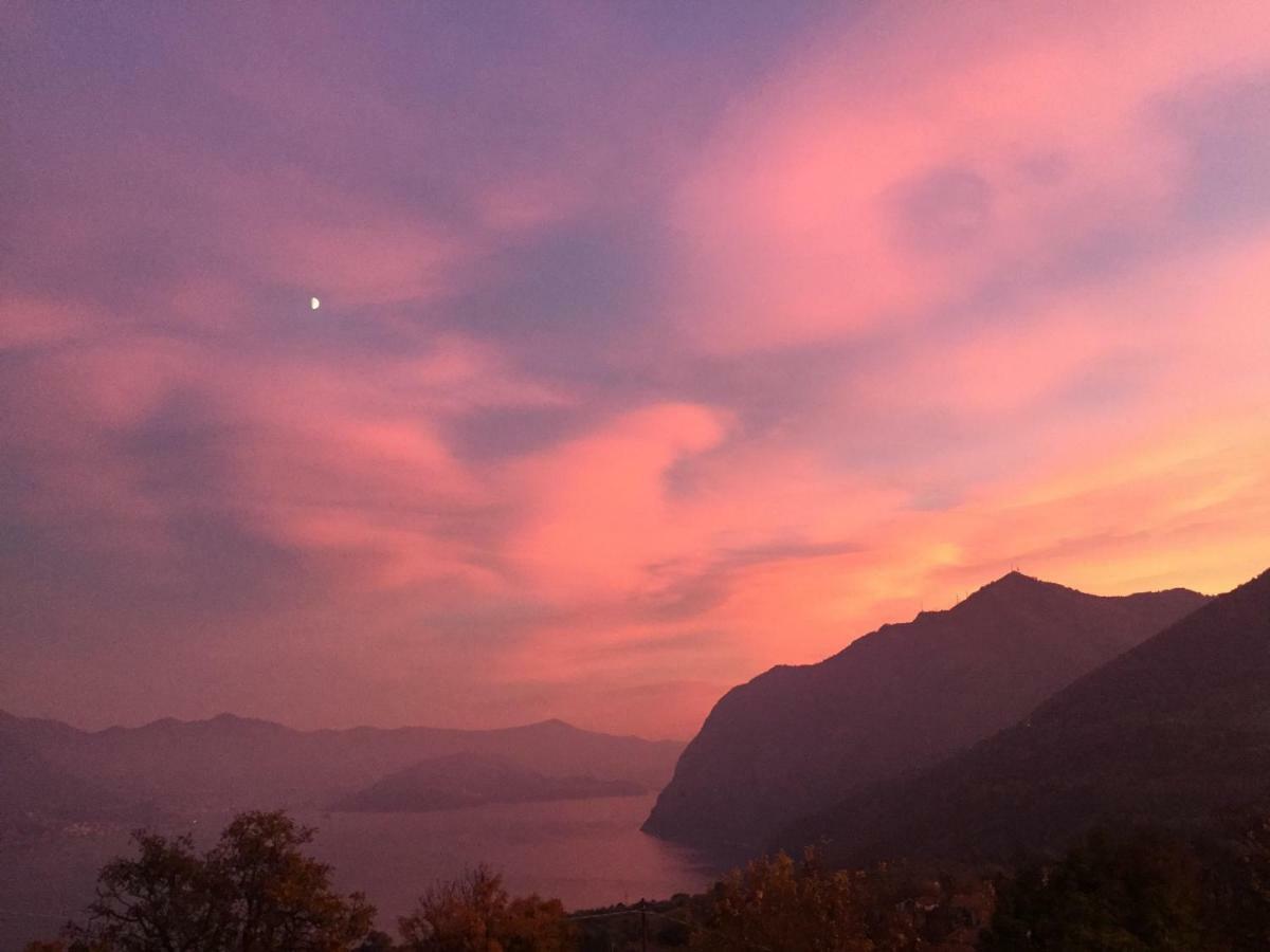 Luminoso Appartamento Vista Lago Solto Collina Exterior foto
